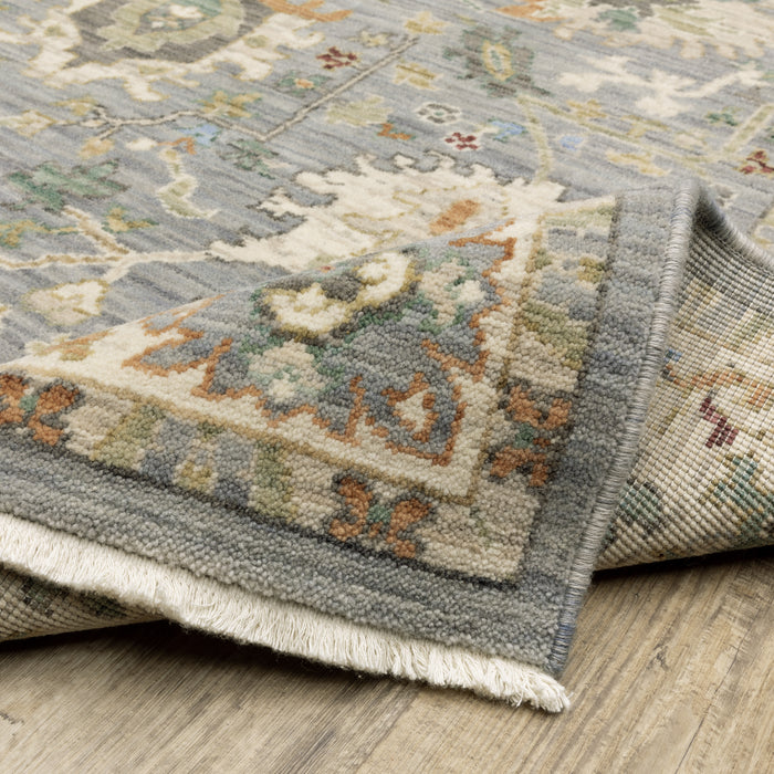 Oriental Weavers Lucca 2063L Grey/ Multi 9'10"" x 12'10"" Indoor Area Rug L2063L300394ST