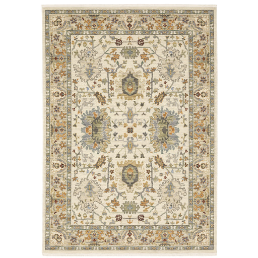Oriental Weavers Lucca 2063Y Ivory/ Multi 7'10"" x 10'10"" Indoor Area Rug L2063Y240340ST