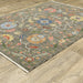 Oriental Weavers Lucca 5506K Grey/ Multi 9'10"" x 12'10"" Indoor Area Rug L5506K300394ST
