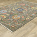 Oriental Weavers Lucca 5506K Grey/ Multi 6'7"" x 9'6"" Indoor Area Rug L5506K200296ST