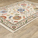 Oriental Weavers Lucca 5506W Ivory/ Multi 5'3"" x 7'6"" Indoor Area Rug L5506W160235ST