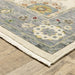 Oriental Weavers Lucca 846H1 Ivory/ Blue 6'7"" x 9'6"" Indoor Area Rug L846H1200296ST