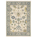 Oriental Weavers Lucca 846H1 Ivory/ Blue 6'7"" x 9'6"" Indoor Area Rug L846H1200296ST