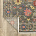 Oriental Weavers Lucca 093K1 Grey/ Multi 5'3"" x 7'6"" Indoor Area Rug L093K1160235ST