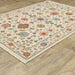 Oriental Weavers Lucca 093W1 Ivory/ Multi 5'3"" x 7'6"" Indoor Area Rug L093W1160235ST
