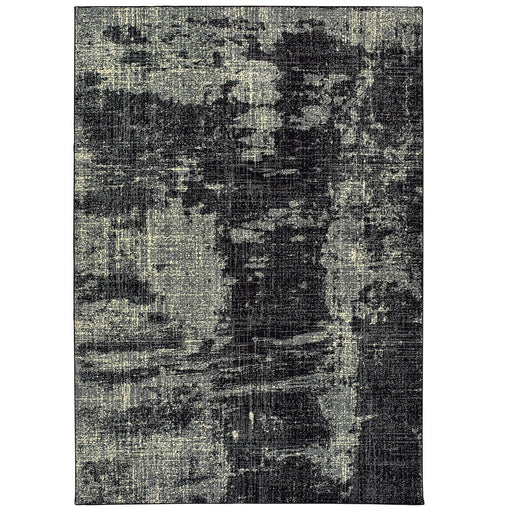 Oriental Weavers Luna 1805K Black/ Ivory 9'10"" x 12'10"" Indoor Area Rug L1805K300390ST