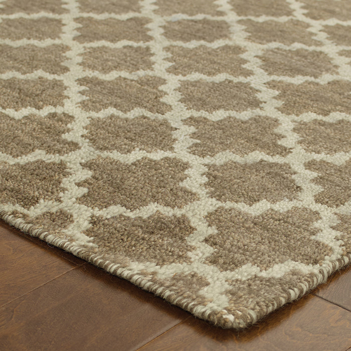 Oriental Weavers Maddox 56503 Brown/ Blue 3'6"" x 5'6"" Indoor Area Rug M56503107168ST