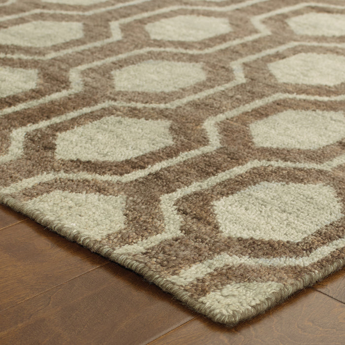 Oriental Weavers Maddox 56504 Brown/ Blue 10' x 13' Indoor Area Rug M56504305396ST