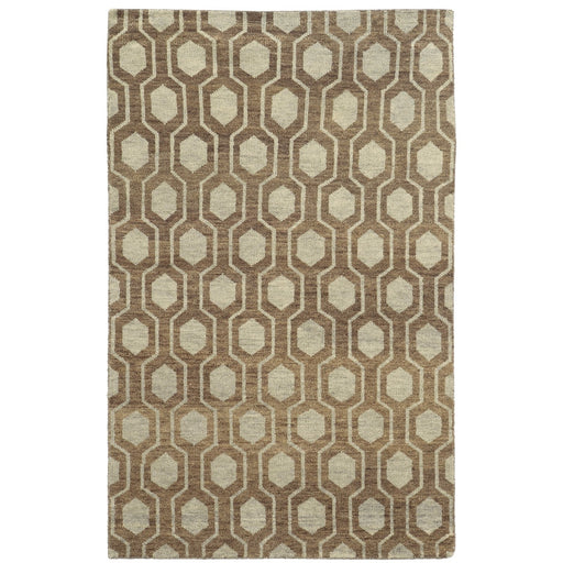 Oriental Weavers Maddox 56504 Brown/ Blue 3'6"" x 5'6"" Indoor Area Rug M56504107168ST
