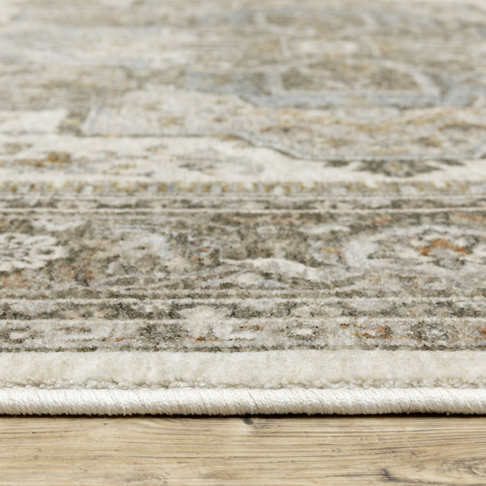 Oriental Weavers Maharaja 1144Y Ivory/ Gold 7'10"" x 10'10"" Indoor Area Rug M1144Y240340ST