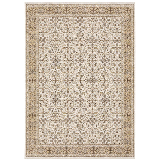 Oriental Weavers Maharaja 001J1 Ivory/ Gold 7'10"" x 10'10"" Indoor Area Rug M001J1240340ST