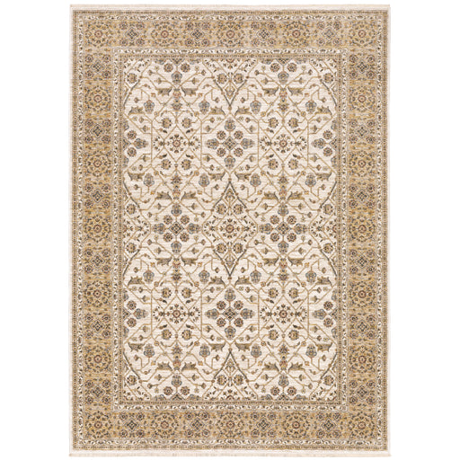 Oriental Weavers Maharaja 001J1 Ivory/ Gold 9'10"" x 12'10"" Indoor Area Rug M001J1300394ST