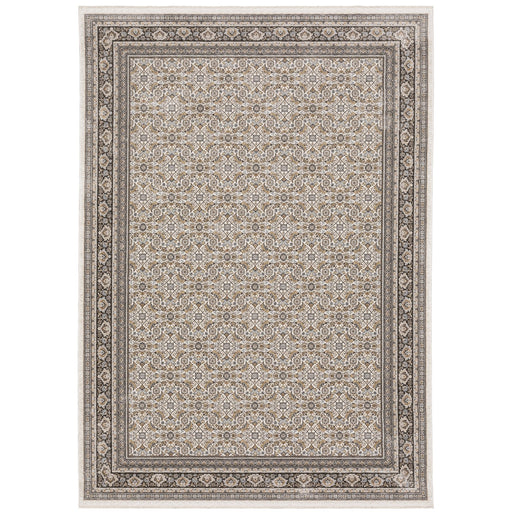 Oriental Weavers Maharaja 2061N Ivory/ Grey 7'10"" x 10'10"" Indoor Area Rug M2061N240340ST