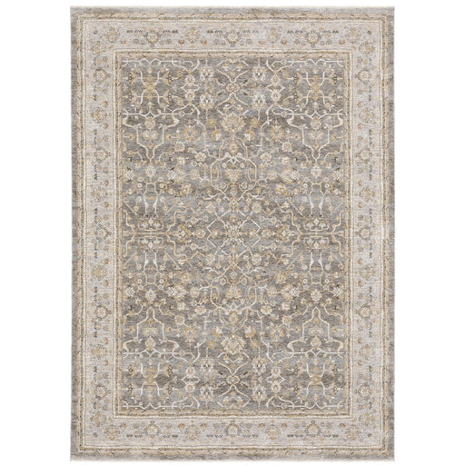Oriental Weavers Maharaja 040M1 Beige/ Grey 7'10"" x 10'10"" Indoor Area Rug M040M1240340ST