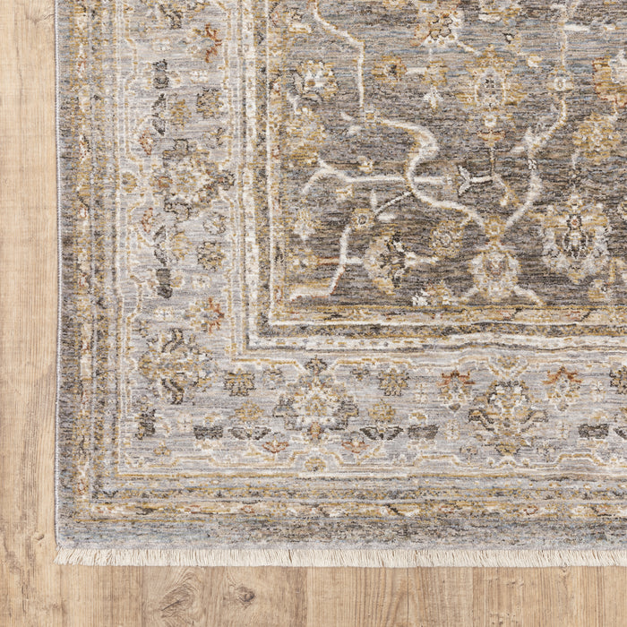 Oriental Weavers Maharaja 040M1 Beige/ Grey 9'10"" x 12'10"" Indoor Area Rug M040M1300394ST