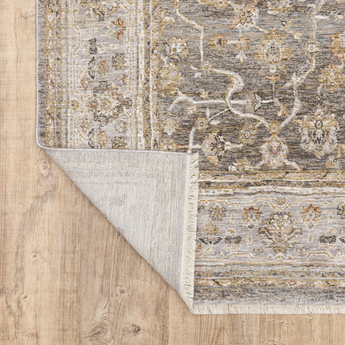 Oriental Weavers Maharaja 040M1 Beige/ Grey 9'10"" x 12'10"" Indoor Area Rug M040M1300394ST