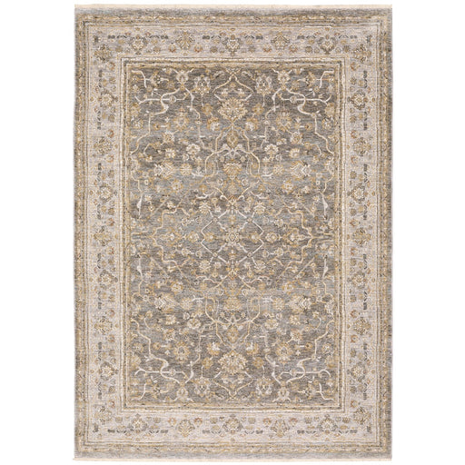 Oriental Weavers Maharaja 040M1 Beige/ Grey 6'7"" x 9'6"" Indoor Area Rug M040M1200296ST