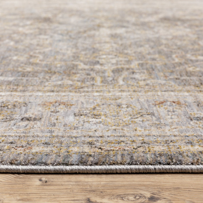 Oriental Weavers Maharaja 040M1 Beige/ Grey 6'7"" x 9'6"" Indoor Area Rug M040M1200296ST