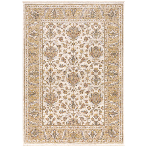 Oriental Weavers Maharaja 5091W Ivory/ Gold 7'10"" x 10'10"" Indoor Area Rug M5091W240340ST