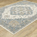 Oriental Weavers Maharaja 051F1 Blue/ Ivory 7'10"" x 10'10"" Indoor Area Rug M051F1240340ST