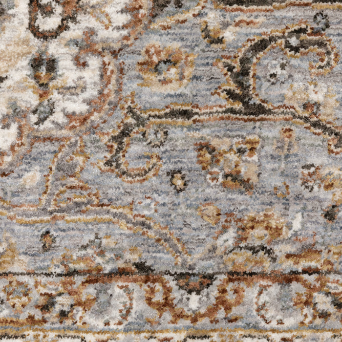 Oriental Weavers Maharaja 660J1 Ivory/ Blue 7'10"" x 10'10"" Indoor Area Rug M660J1240340ST