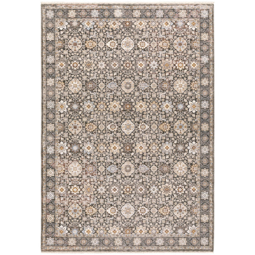 Oriental Weavers Maharaja 071N1 Grey/ Ivory 9'10"" x 12'10"" Indoor Area Rug M071N1300394ST