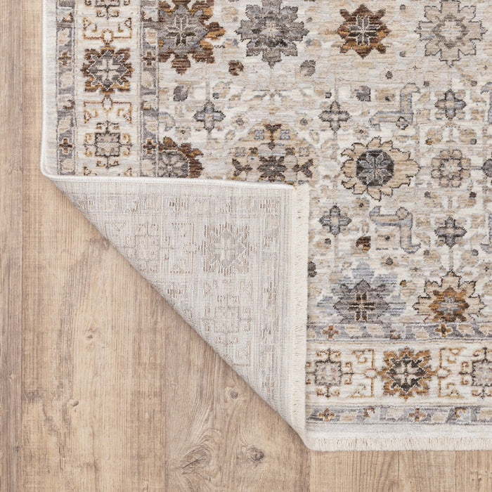 Oriental Weavers Maharaja 071W1 Ivory/ Gold 9'10"" x 12'10"" Indoor Area Rug M071W1300394ST