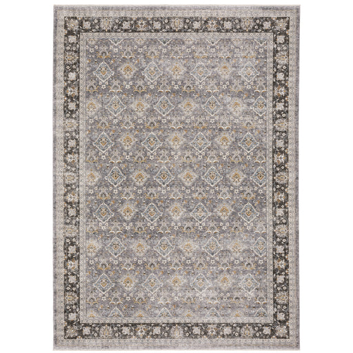 Oriental Weavers Maharaja 091E1 Grey/ Blue 7'10"" x 10'10"" Indoor Area Rug M091E1240340ST
