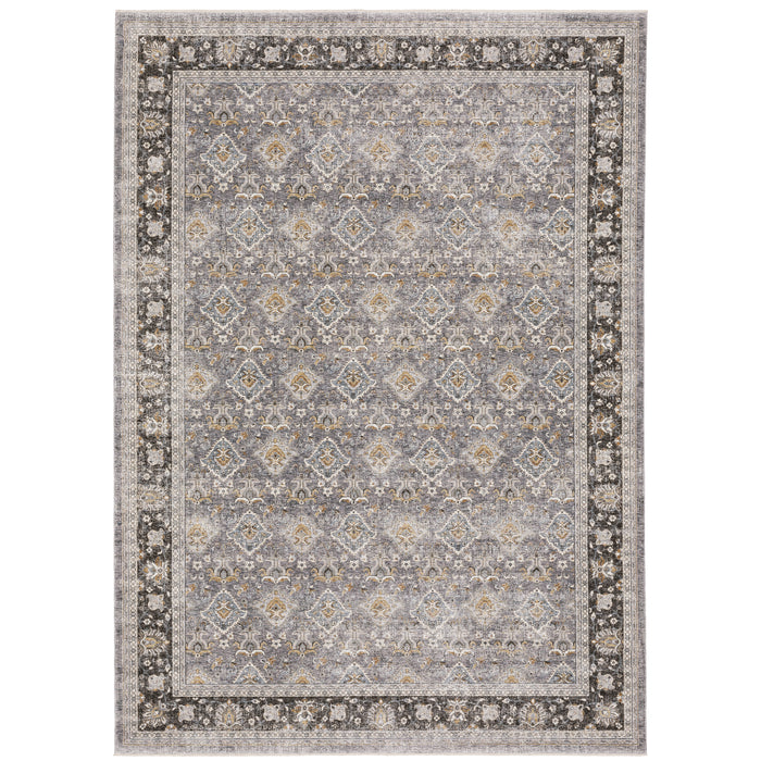 Oriental Weavers Maharaja 091E1 Grey/ Blue 7'10"" x 10'10"" Indoor Area Rug M091E1240340ST