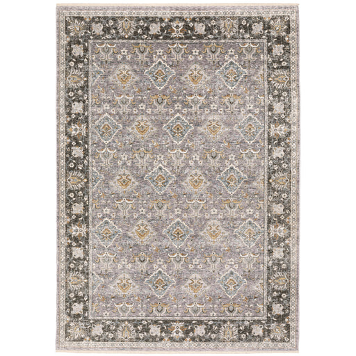 Oriental Weavers Maharaja 091E1 Grey/ Blue 6'7"" x 9'6"" Indoor Area Rug M091E1200296ST