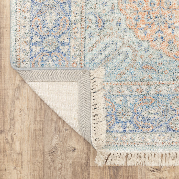 Oriental Weavers Malabar 45301 Blue/ Red 10' x 13' Indoor Area Rug M45301304396ST