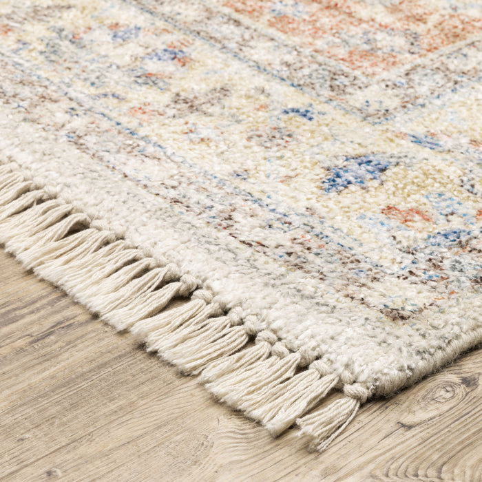 Oriental Weavers Malabar 45305 Orange/ Blue 8' x 10' Indoor Area Rug M45305243305ST