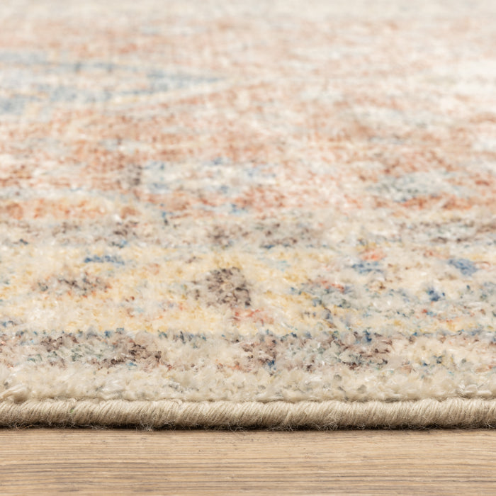 Oriental Weavers Malabar 45305 Orange/ Blue 10' x 13' Indoor Area Rug M45305304396ST