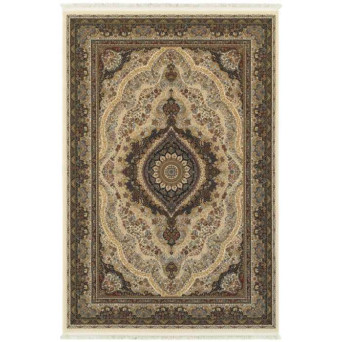 Oriental Weavers Masterpiece 111W2 Ivory/ Multi 9'10"" x 12'10"" Indoor Area Rug M111W2300390ST