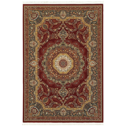 Oriental Weavers Masterpiece 113R2 Red/ Multi 9'10"" x 12'10"" Indoor Area Rug M113R2300390ST