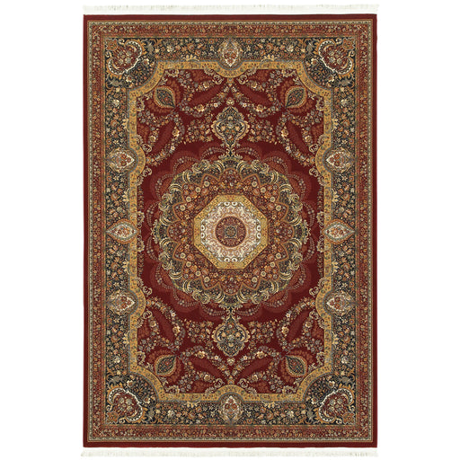 Oriental Weavers Masterpiece 113R2 Red/ Multi 7'10"" x 10'10"" Indoor Area Rug M113R2240330ST