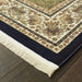 Oriental Weavers Masterpiece 1331B Navy/ Ivory 9'10"" x 12'10"" Indoor Area Rug M1331B300390ST