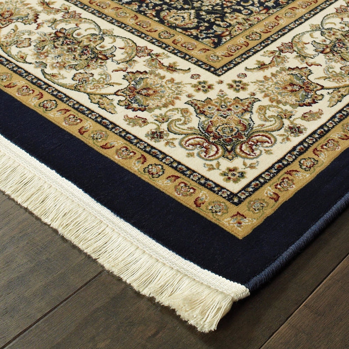 Oriental Weavers Masterpiece 1331X Navy/ Multi 6'7"" x 9'6"" Indoor Area Rug M1331X200290ST