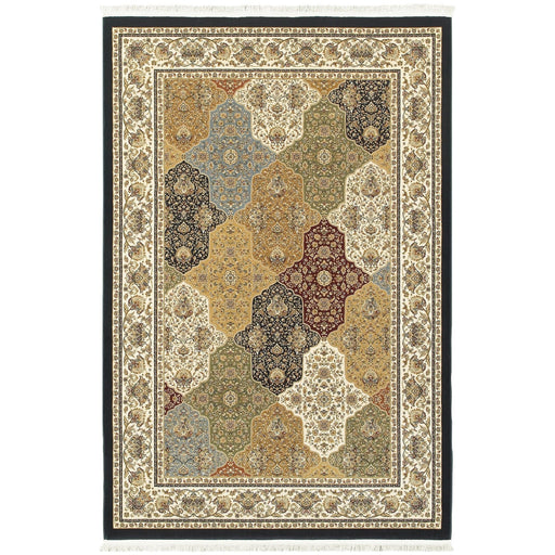 Oriental Weavers Masterpiece 1331X Navy/ Multi 6'7"" x 9'6"" Indoor Area Rug M1331X200290ST