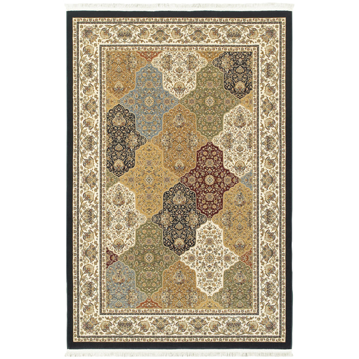 Oriental Weavers Masterpiece 1331X Navy/ Multi 7'10"" x 10'10"" Indoor Area Rug M1331X240330ST