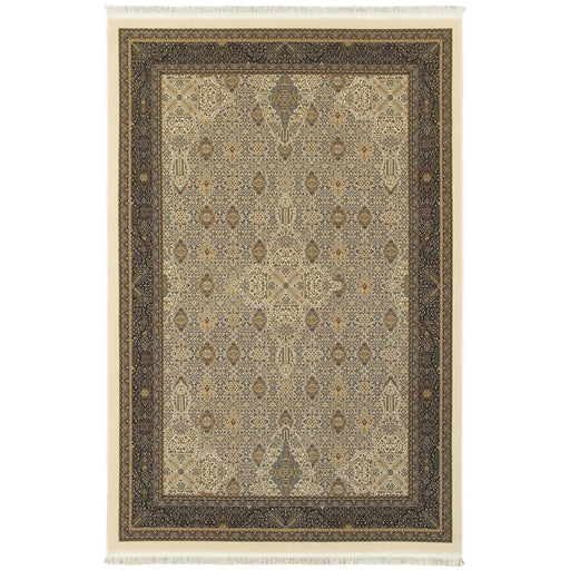 Oriental Weavers Masterpiece 1335I Ivory/ Dark Blue 9'10"" x 12'10"" Indoor Area Rug M1335I300390ST