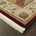 Oriental Weavers Masterpiece 530M2 Red/ Multi 9'10"" x 12'10"" Indoor Area Rug M530M2300390ST