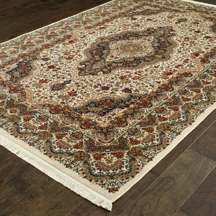 Oriental Weavers Masterpiece 5560W Ivory/ Multi 6'7"" x 9'6"" Indoor Area Rug M5560W200290ST