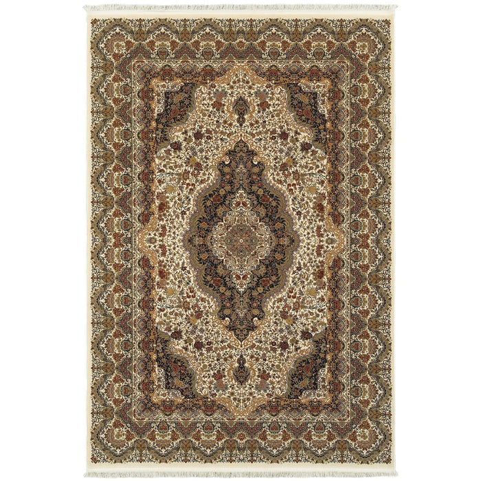 Oriental Weavers Masterpiece 5560W Ivory/ Multi 6'7"" x 9'6"" Indoor Area Rug M5560W200290ST