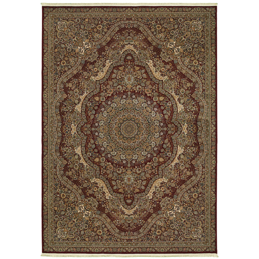 Oriental Weavers Masterpiece 8022R Red/ Gold 7'10"" x 10'10"" Indoor Area Rug M8022R240330ST