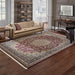 Oriental Weavers Masterpiece 090R2 Red/ Multi 7'10"" x 10'10"" Indoor Area Rug M090R2240330ST