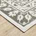 Oriental Weavers Montecito 1101W Grey/ White 7'10"" x 10'10"" Indoor Area Rug M1101W240340ST