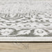 Oriental Weavers Montecito 1101W Grey/ White 7'10"" x 10'10"" Indoor Area Rug M1101W240340ST