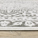 Oriental Weavers Montecito 1101W Grey/ White 6'7"" x 9'6"" Indoor Area Rug M1101W200296ST