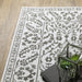 Oriental Weavers Montecito 2062H Grey/ White 6'7"" x 9'6"" Indoor Area Rug M2062H200296ST